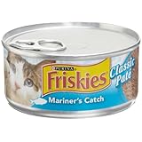Friskies Cat Food Classic Pate, Mariner's Catch, 5.5-Ounce Cans (Pack of 24)