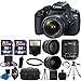 Canon EOS Rebel T5 DSLR CMOS Digital SLR Camera and DIGIC Imaging with EF-S 18-55mm f/3.5-5.6 IS Lens + 58mm 2x Professional Lens +High Definition 58mm Wide Angle Lens + Auto Flash + 59' Strong lightweight Tripod + UV Filter Kit With 24GB Complete Deluxe Accessory Bundle