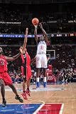Toronto Raptors v Philadelphia 76ers: Jrue Holiday Photographic Poster Print by David Dow, 8x12