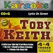 Karaoke Bay: Toby Keith 4+4 tracks CD+G