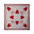 Valentine Gift Cloth Tablecloth Kitchen Linens Red Hearts Sweetheart