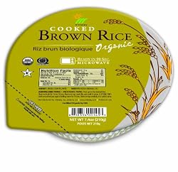Steamed Brown Rice Bowl, Organic, Microwaveable, 7.4-Ounce Bowls (Pack of 12)