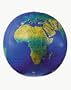 Replogle Globes Inflatable Topographical Globe, Dark Blue Ocean, 27-Inch Diameter