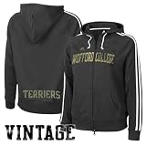 NCAA adidas Wofford Terriers Ladies Black College Town Full Zip Vintage Hoody Sweatshirt