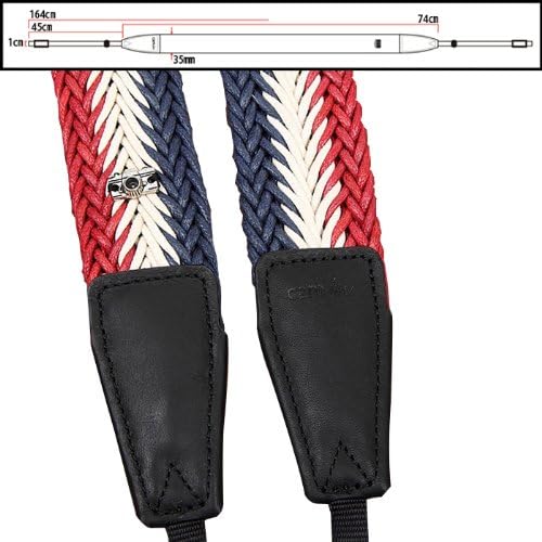 Colorful! Cotton Braided Span/leather Universal Camera Shoulder Neck Strap 8793