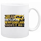 New  ... My Newfoundland Knows It All !!!  Mug Dog