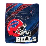 NFL Buffalo Bills Super Soft Plush Thermal Blanket / Fleece Couch Throw - Blue & Red