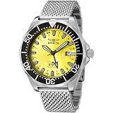 51SWg32ousL. SL160  Invicta Mens 6350 Pro Diver Collection GMT Stainless Steel Mesh Watch