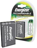 Energizer FLNP60 Digital Camera Battery Equivalent to Fuji NP-60, Casio NP30, Kodak KLIC5000, Olympus Li-20B, Panasonic VW-VBA10, CGA-S302, Pentax D-Li2, Ricoh DB-40, Samsung SLB-1037, 1137 Battery