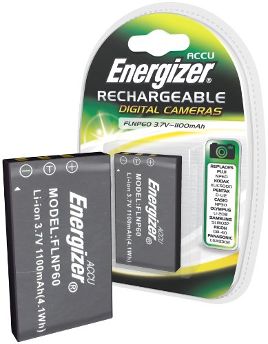 Energizer Foto Li-Ion Akku 3,7V/1100mAh, &auml;hnlich Fujifilm NP-60