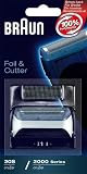 Braun Replacement Foil & Cutter - CruZer1, 2, 3, 4 - 2000 Series