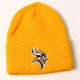 Minnesota Vikings Yellow Cuffed Knit Hat - Officially Licensed NFL Apparel