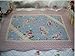 Shabby and vintage Angel Blue w/lace Rectangle Bath Rug/Mat 20"x30"