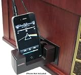 Pyle Home PTCDS2UI AM/FM Radio/CD/Cassette/USB Classic Turntable with iPod Dock