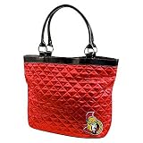 NHL Ottawa Senators Quilted Tote, Bright Red