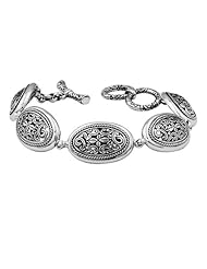 Sterling Silver Bracelet with Plain Silver