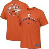 Nike Illinois Fighting Illini Orange 2008 Practice T-shirt