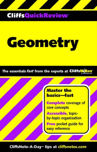 CliffsQuickReview Geometry (Cliffs Quick Review (Paperback)), by Edward Kohn CliffsQuickReview Geometry (Cliffs Quick Review (Paperback)), by Edward Kohn