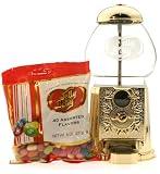 Gold Mini Bean Machine with 8 oz Assorted Jelly Belly