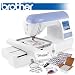 Brother PE770 (PE 770) Embroidery Machine w/ USB Flash Port and Grand Slam Package Includes 63 Embroidery Threads with Snap Spools + Prewound Bobbins + Cap Hoop + Sock Hoop + Stabilizer + 15,000 Embroidery Designs + Scissors ($1,170 Value)