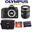 Olympus E-30 SLR Body + Olympus 12-60mm f/2.8-4 ED Lens + Olympus SLR Gadget Bag + 8GB CF + BLM-01 Lithium-Ion + Starter Kit