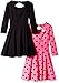 The Children's Place Girls' Skater Style Dress (Pack of 2)