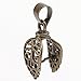 10pcs Decorated Carved Pendant Pinch Bail Supplies for Jewelry Making Findings Pb1 Pb1 (Antique Bronze)