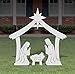 FrontYard Originals All-Weather Outdoor Holy Family Nativity, Waterproof, Made in USA, 4ft Tall, Durable Material, Simple Assembly, Easy Storage, Yard Nativity Set