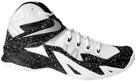Nike Zoom Soldier VIII 8 PRM - Size 9 - Men's Basketball Shoes - White/Black - 110