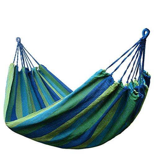 Paladineer Outdoor Cotton Hammock Blue