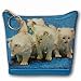 Lenticular Purse, 3D Lenticular Images, Snow White Cats, Kittens, SSP-391-Pavia