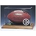 Casework Pittsburgh Steelers Simulated Wood Base Football Display Case