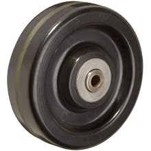 RWM Casters Phenolic Wheel with Straight Roller Bearing 650 lbs Capacity