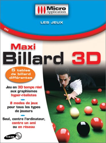 Childrens Toyshop  Video Games : Maxi Billard 3D (vf)