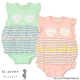 (ラポシェビスキュイ)La poche biscuit 盛夏'15 マーメイドロンパース 80 ピンク