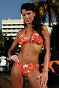 Solar Tan Thru Halter style bikini Art Nouveau