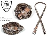HTC(エイチティーシー)　メンズ MEN'S ベルト スタッズ BELT 品番：11WHTCI018 Color：SILVER Size:80 [並行輸入品]