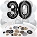 30th Milestone Birthday - Dashingly Aged to Perfection - Confetti and Balloon Birthday Party Decorations - Combo Kit