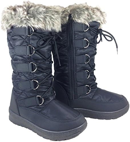 G4U-Anna AlmeidaWomen Winter Cold Weather Snowboots Lace up Zipper