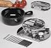 KELA KäSEFONDUEPFANNE SCHWARZ 66575