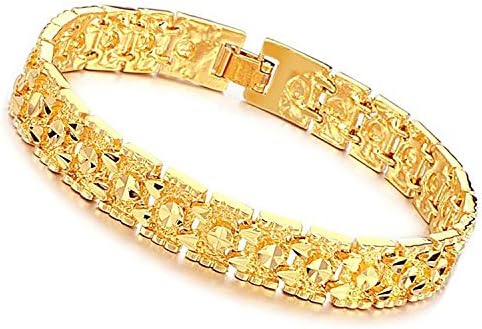 Gemsuki 18K Gold Plated Link Chain Bracelet Bangle KS160