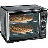  : Hamilton Beach 31197R Countertop Oven with Convection and Rotisserie, Black