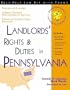 Landlords' Rights & Duties in Pennsylvania: With Forms (Self-Help Law Kit with Forms)