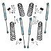 Superlift K183KG - 2.5" x 2" Dual Rate Coil King Edition Front and Rear Suspension Lift Kit