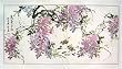Chinese Brush Painting - "Spring", watercolor on paper