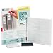 C-Line Self-Adhesive Ring Binder Labels for 2 Binders, 1 3/4 x 2 3/4, Clear, 12/Pack