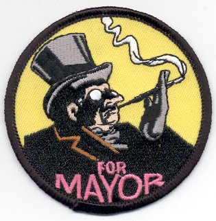 Batman - Penguin For Mayor - Iron On Embroidered Patch