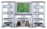 Grey/Silver Entertainment Center By Coaster Furniture