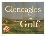 Gleneagles For Golf, Art Poster by British Rail