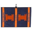 Team Effort Illinois Fightin Illini Woven Jacquard Towel